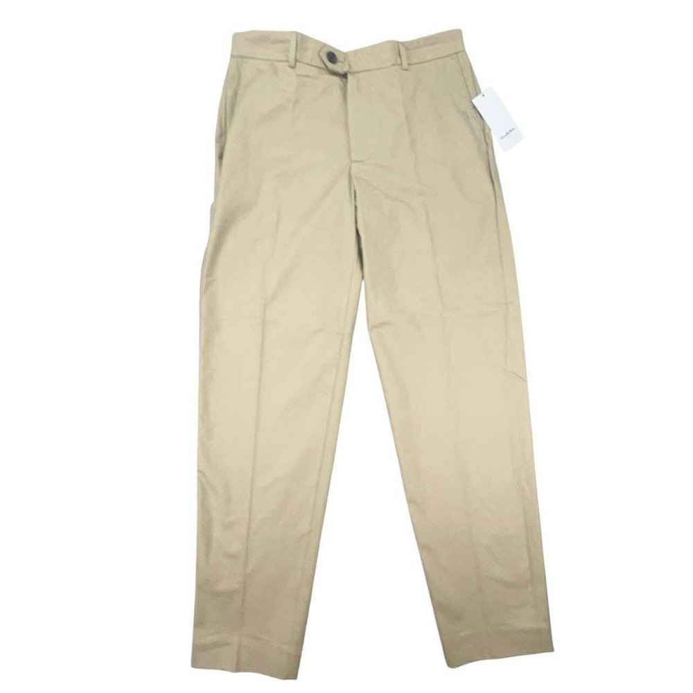 Goodfellow & Co Slim Trousers Mens 30x32 Beige Dress Pants Stretch Comfort NWT